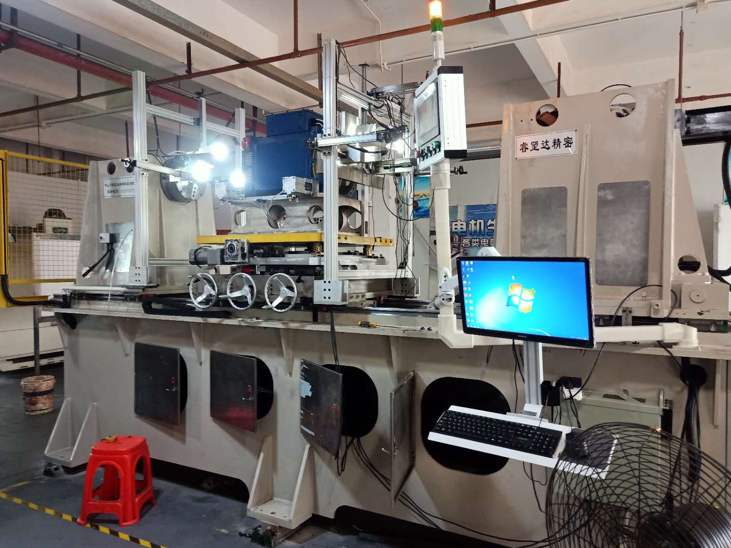 中型永磁電機定轉子對中合裝機 中型永磁電機定轉子對中合裝機